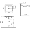 Умывальник Vitra S20 55x45 [5465B003-0001]