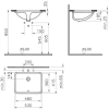 Умывальник Vitra S50 53x41.5 (5339B003-0012)