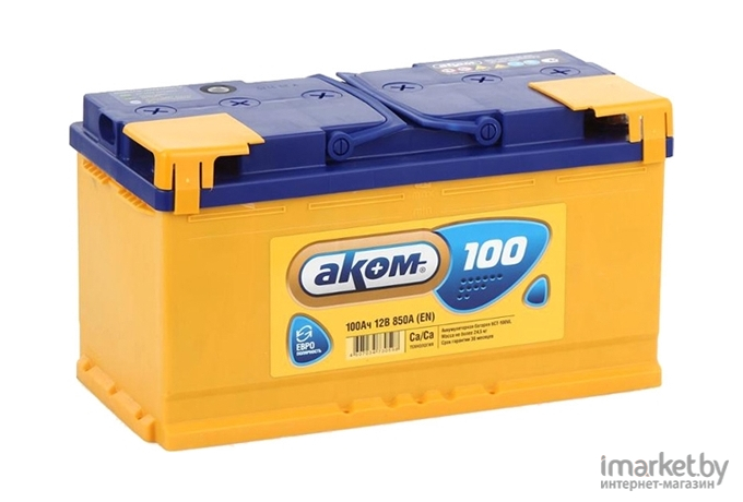 Автомобильный аккумулятор AKOM Классик 6CT-100 (100 А/ч)
