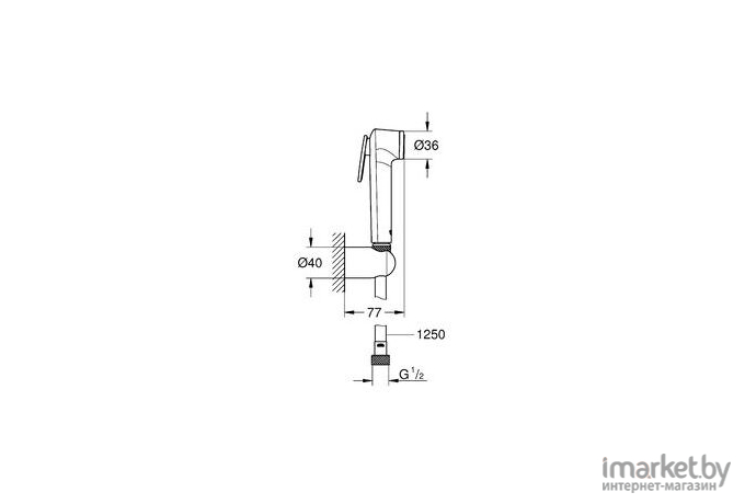 Душевая лейка Grohe Tempesta-F Trigger Spray 30 27512001