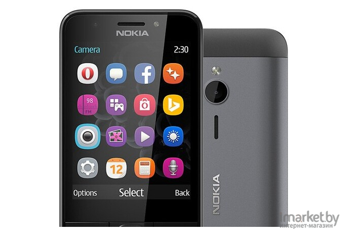 Мобильный телефон Nokia 230 Dual SIM Dark Silver