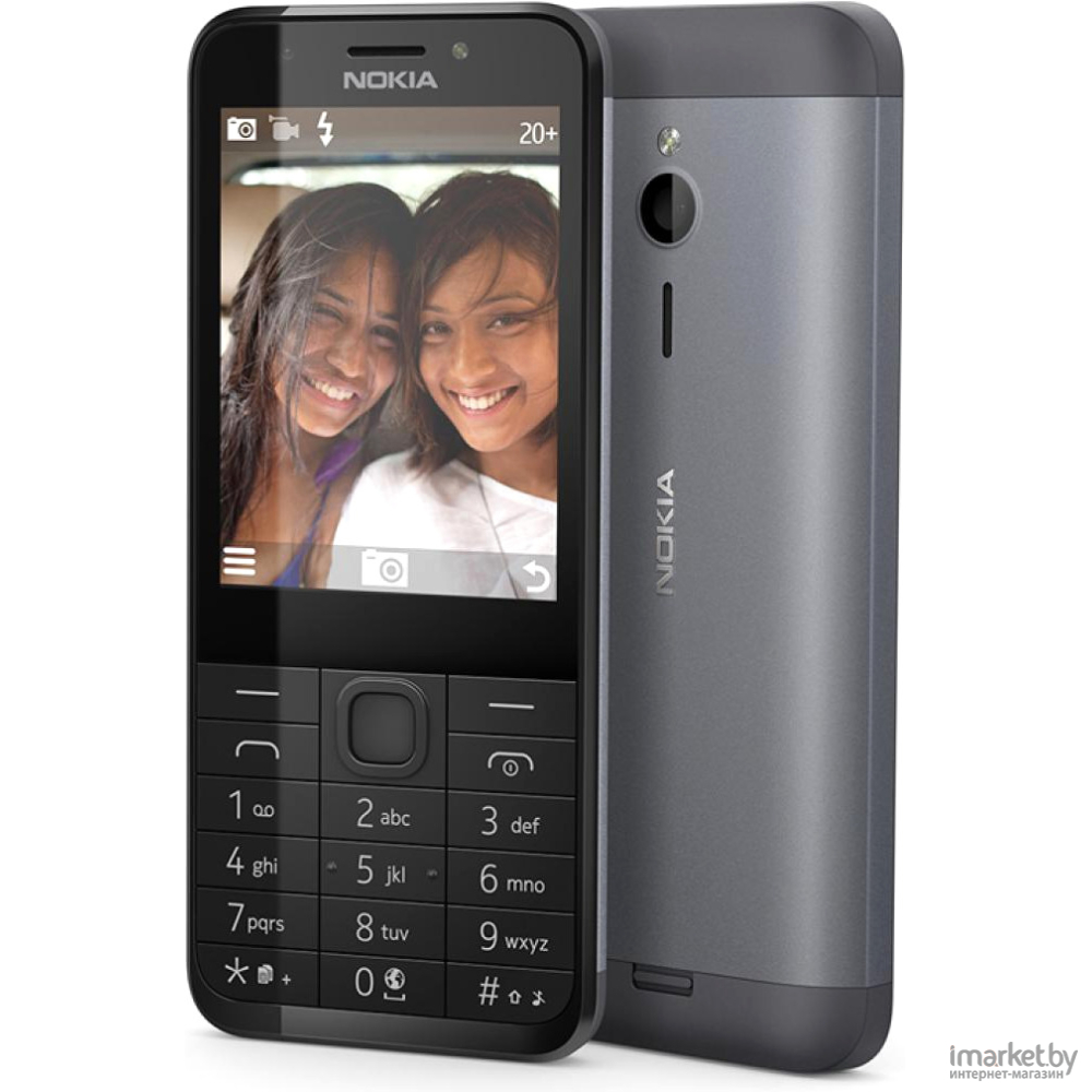 Мобильный телефон Nokia 230 Dual SIM Dark Silver в каталоге | Цена |  Доставка по РБ