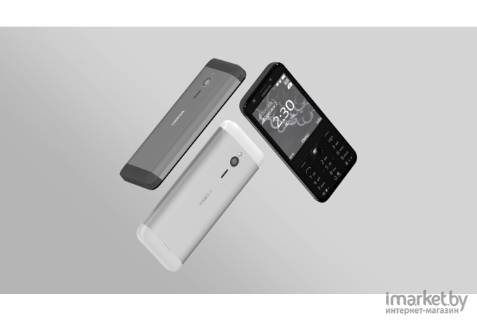 Мобильный телефон Nokia 230 Dual SIM Dark Silver