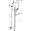 Душевой гарнитур Hansgrohe Crometta 1jet [26533400]