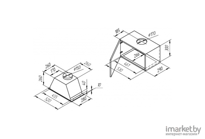 Кухонная вытяжка KUPPERSBERG Inlinea 52 C