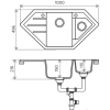 Кухонная мойка Tolero R-114 (белый)