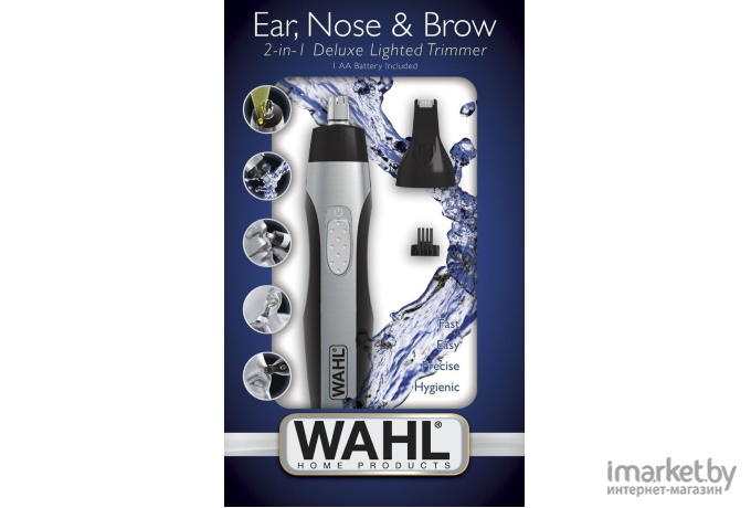 Триммер для носа и ушей  Wahl Wahl 2-in-1 Deluxe Lighted Timmer 5546-216