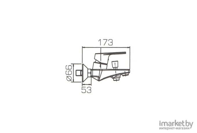 Смеситель Bravat Line F65299C-1