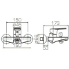 Смеситель Bravat Line F65299C-1