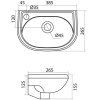 Умывальник Santek Бриз 38.5x36 (1WH110442)