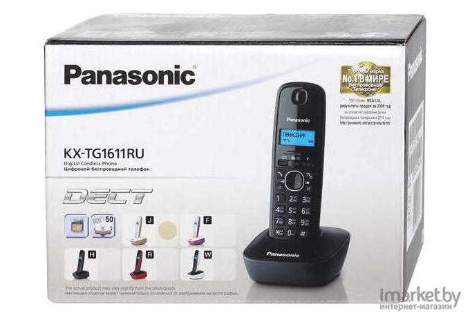 Радиотелефон DECT Panasonic KX-TG1611RUJ