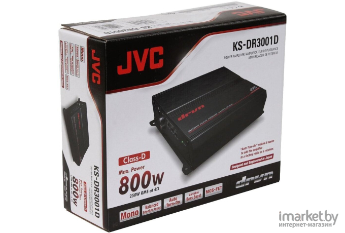 Автомобильный усилитель JVC KS-DR3001D