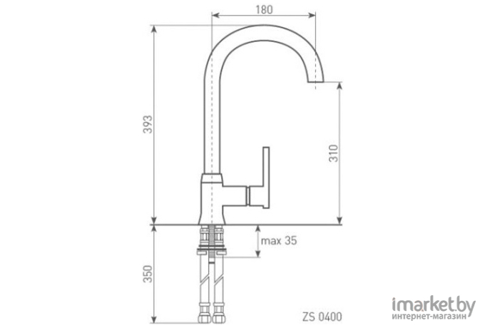 Смеситель Zigmund & Shtain ZS 0400 (млечный путь)