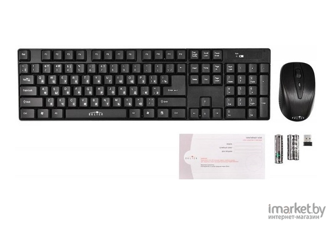 Мышь + клавиатура Oklick 210M Wireless Keyboard & Optical Mouse