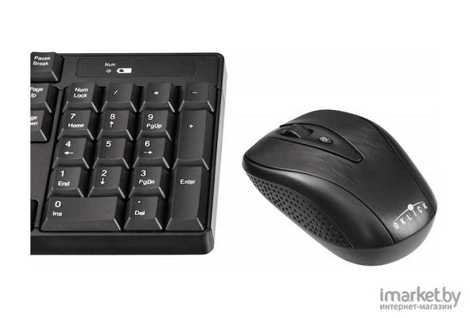 Мышь + клавиатура Oklick 210M Wireless Keyboard & Optical Mouse