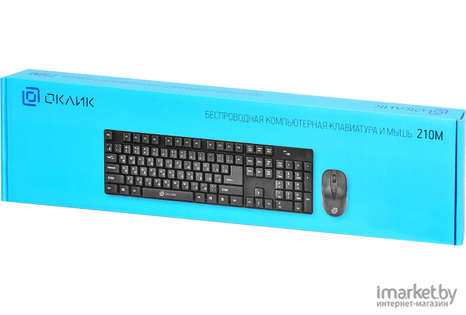 Мышь + клавиатура Oklick 210M Wireless Keyboard & Optical Mouse