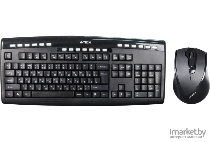 Мышь + клавиатура A4Tech 9200F
