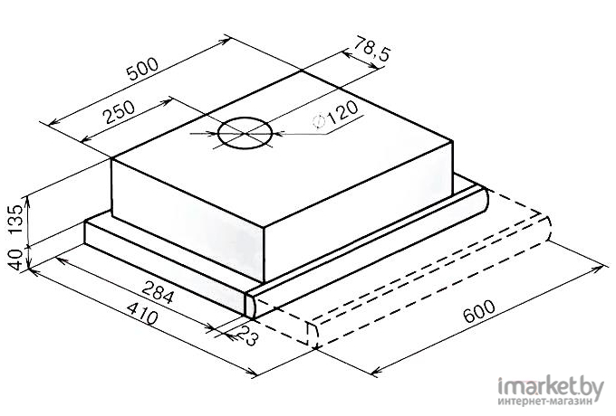 Кухонная вытяжка Faber Flox Glass BK A60 [110.0436.364]