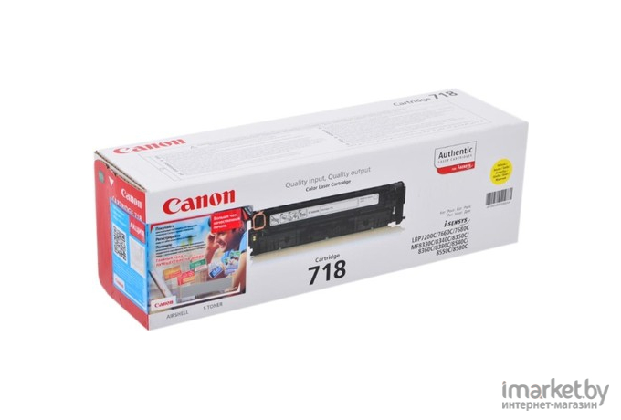 Картридж для принтера Canon 718 Yellow (265B002AA)