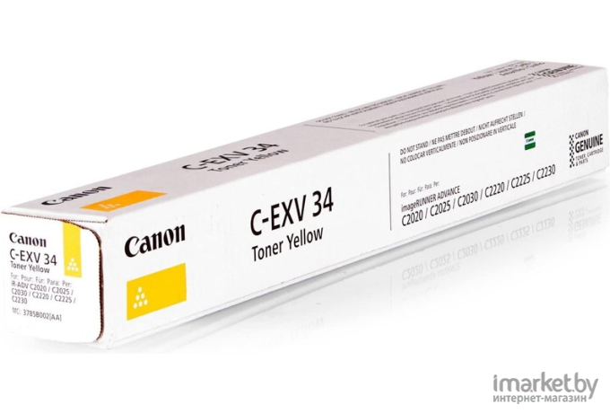 Картридж для принтера Canon C-EXV34 Yellow