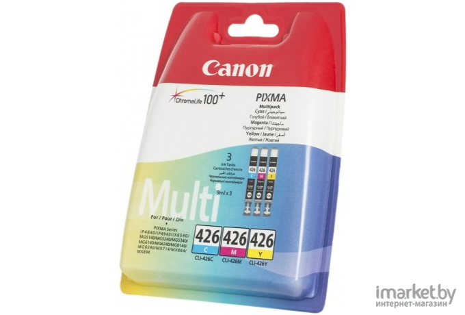Картридж для принтера Canon CLI-426 C/M/Y Multipack