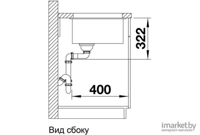 Кухонная мойка Blanco Subline 700-U Level (алюметаллик) [518391]