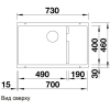 Кухонная мойка Blanco Subline 700-U Level (алюметаллик) [518391]