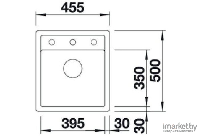 Кухонная мойка Blanco DALAGO 45 (серый беж) [517317]