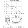 Вентилятор вытяжной CATA Duct In-Line 160/560