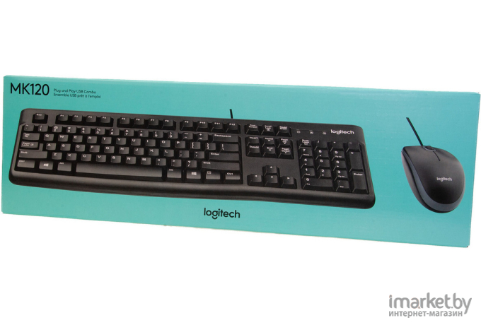 Мышь + клавиатура Logitech MK120