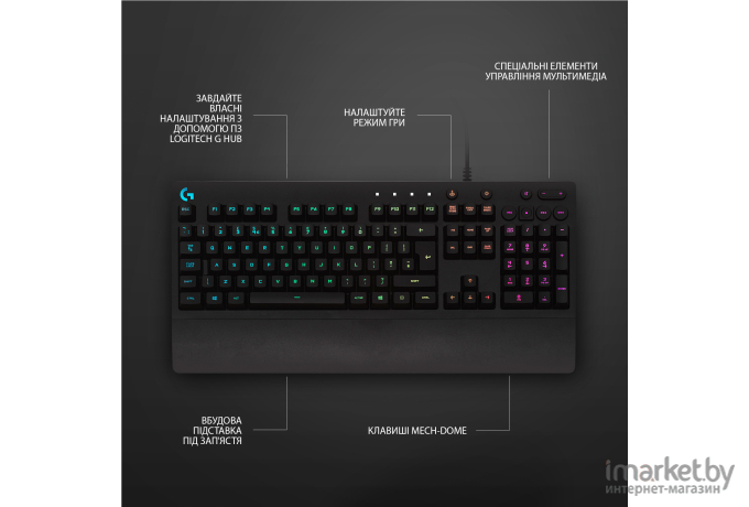 Клавиатура Logitech G213 Prodigy [920-008092]