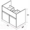 Умывальник Roca Unik The Gap 80 A327470000