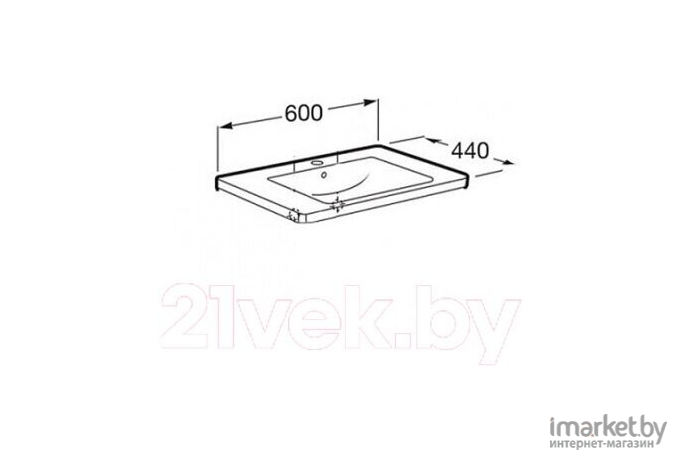 Умывальник Roca Unik The Gap 80 A327470000