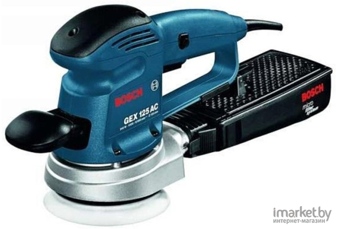 Эксцентриковая шлифмашина (орбитальная) Bosch GEX 125 AC Professional (0601372565)