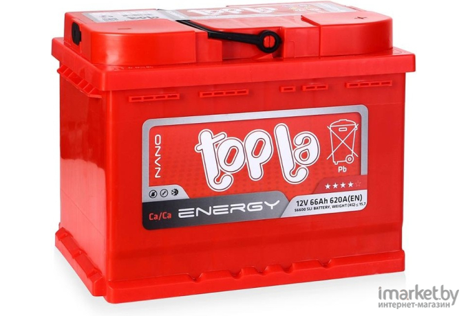 Автомобильный аккумулятор Topla Energy (66 А/ч) (108066)