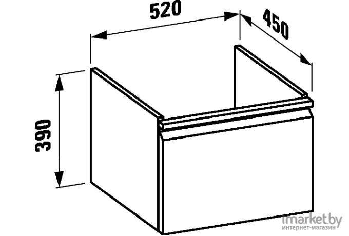 Laufen Pro тумба под умывальник 818952 [4830340954631]