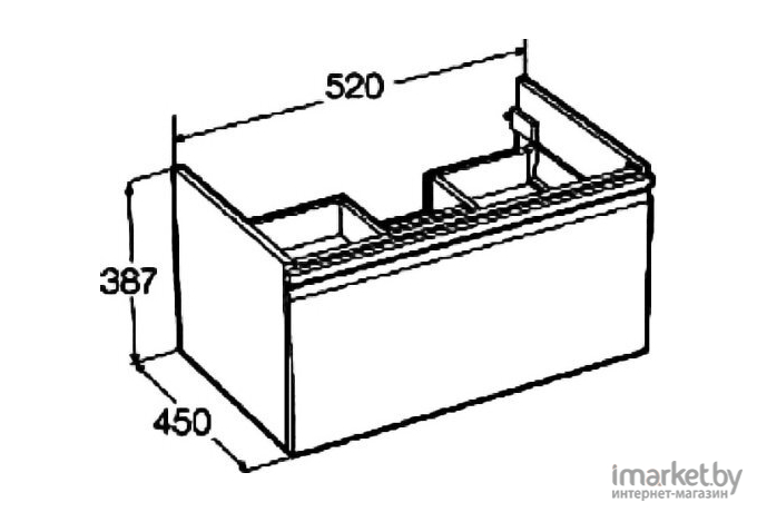 Laufen Pro тумба под умывальник 818952 [4830340954631]