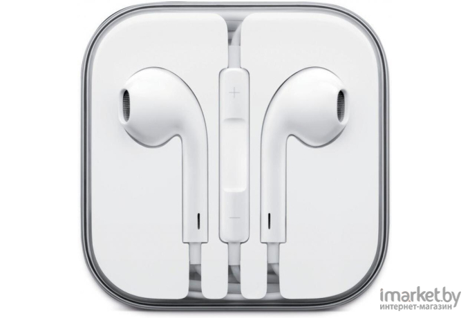 Наушники с микрофоном Apple EarPods с разъёмом Lightning [MMTN2ZM/A]