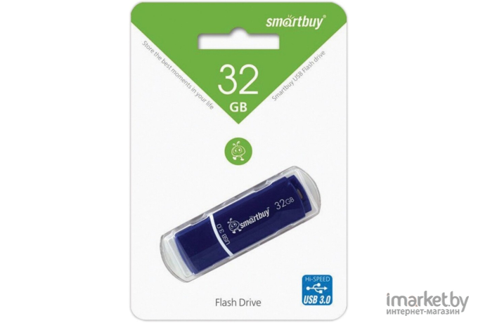 USB Flash Smart Buy Crown 32Gb Blue (SB32GBCRW-Bl)