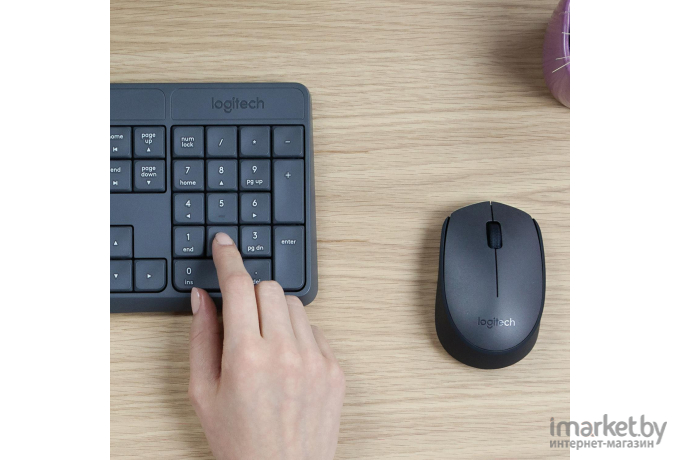 Мышь + клавиатура Logitech MK235 Wireless Keyboard and Mouse [920-007948]