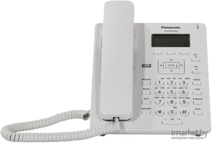 Проводной телефон Panasonic KX-HDV100 White