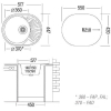 Кухонная мойка Ukinox FAD577.447-GT6K 2L