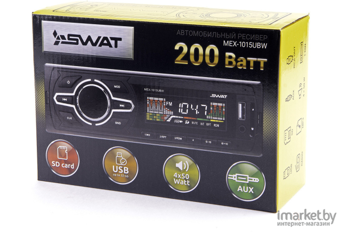 USB-магнитола Swat MEX-1015UBW