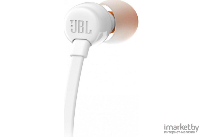 Наушники с микрофоном JBL T110 [JBLT110WHT]