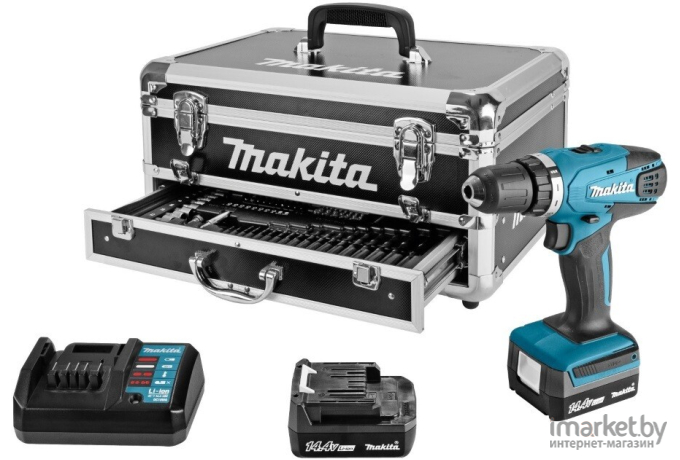 Дрель-шуруповерт Makita DF347DWE