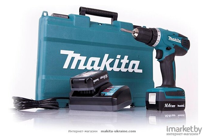 Дрель-шуруповерт Makita DF347DWE