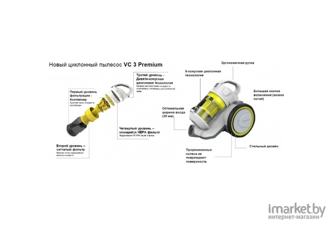 Пылесос Karcher VC 3 Premium [1.198-131.0]