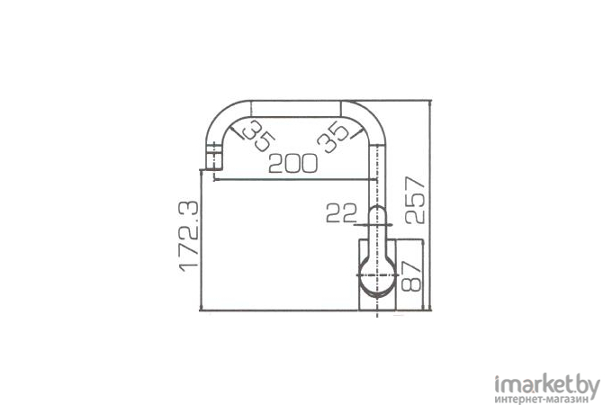 Смеситель Bravat Stream F73783C-1