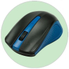 Мышь Ritmix RMW-555 (черный/синий)