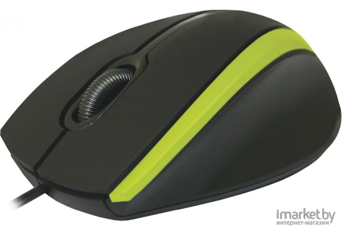 Мышь Defender #1 MM-340 (черный/зеленый)